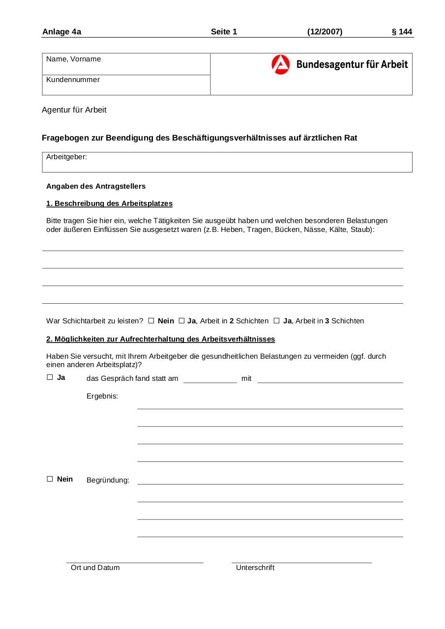 Vorlage Kündigung Arbeitgeber Pdf