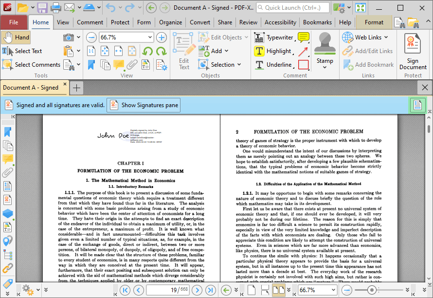 PDFXChange Co Ltd Knowledge Base How do I Add Typed Signatures