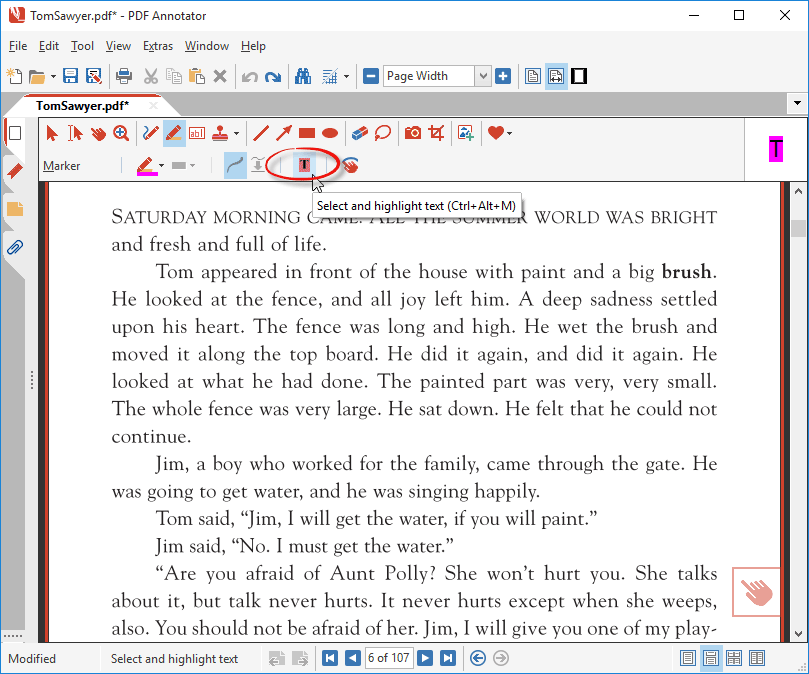 Highlight or Underline Text with AutoSnap PDF Annotator