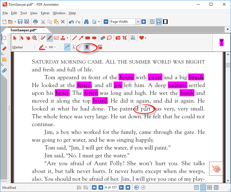 Highlight or Underline Text with AutoSnap PDF Annotator