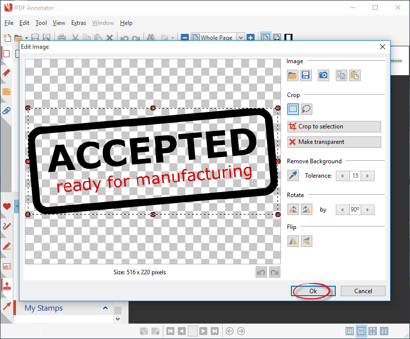 How to create complex stamps with Inkscape PDF Annotator