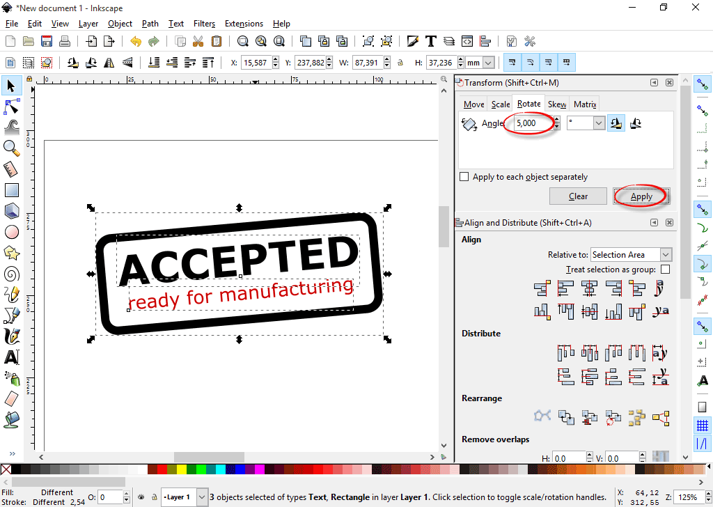 How to create complex stamps with Inkscape PDF Annotator