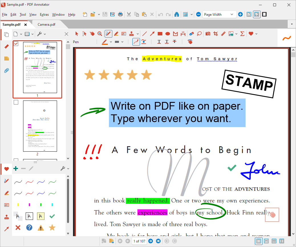 PDF Annotator Annotation et édition des fichiers PDF