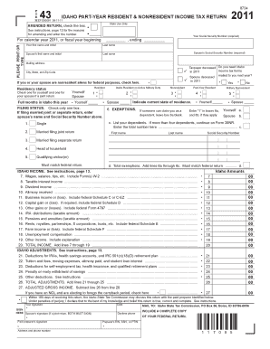 State Income Tax Returns And Part-year - Fill and Sign Printable