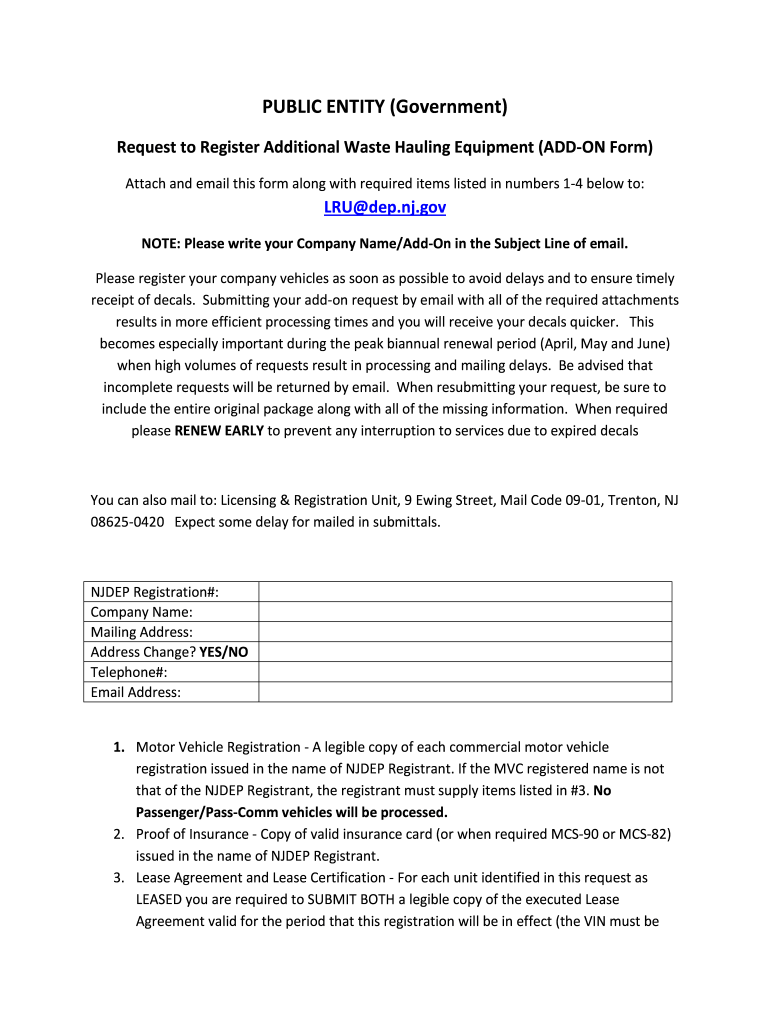 Nj medical waste transporters Fill out & sign online DocHub