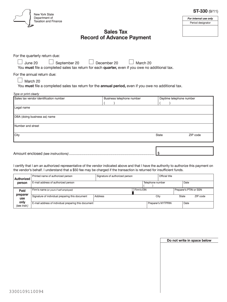 New york sales tax forms Fill out & sign online DocHub