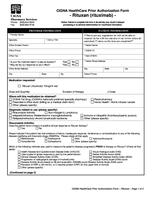 Cigna Prior Authorization List 2023 Cigna Prior Authorization Form Pdf - Fill Online, Printable, Fillable, Blank | Pdffiller