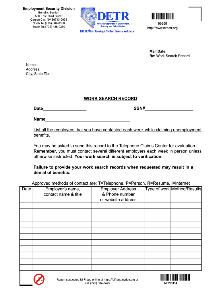 Unemployment benefits nevada log in Fill out & sign online DocHub