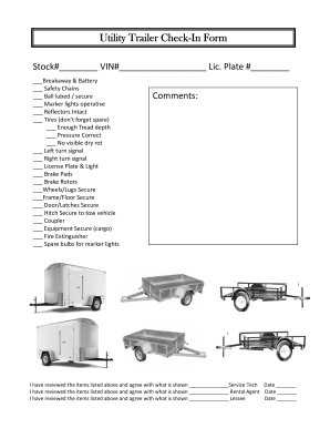 Printable Trailer Inspection Form 2020-2025 - Fill and Sign Printable