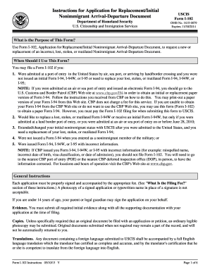 17 Printable i 94 form sample Templates - Fillable Samples in PDF, Word