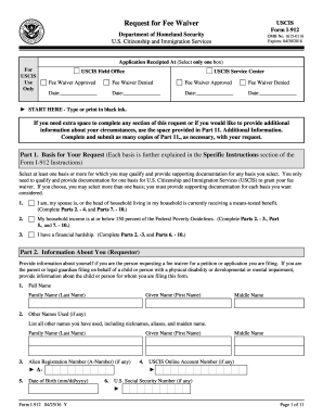 citizenship application fee waiver Forms and Templates - Fillable 