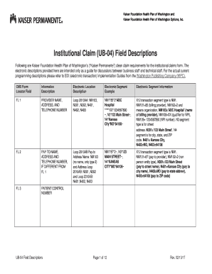 21 Printable medical claim forms ub-04 Templates - Fillable Samples in
