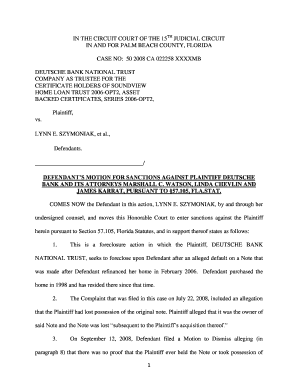15th Judicial Court Printable Motion Form - Fill and Sign Printable