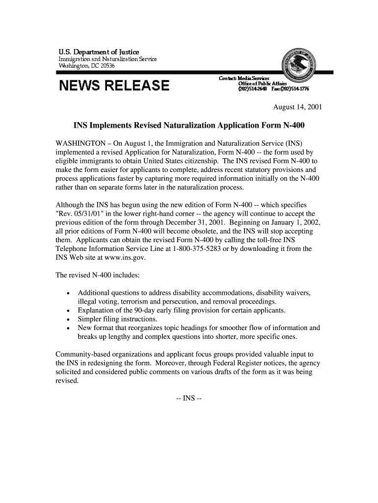 N 400 Form Pdf Fill Online, Printable, Fillable, Blank pdfFiller