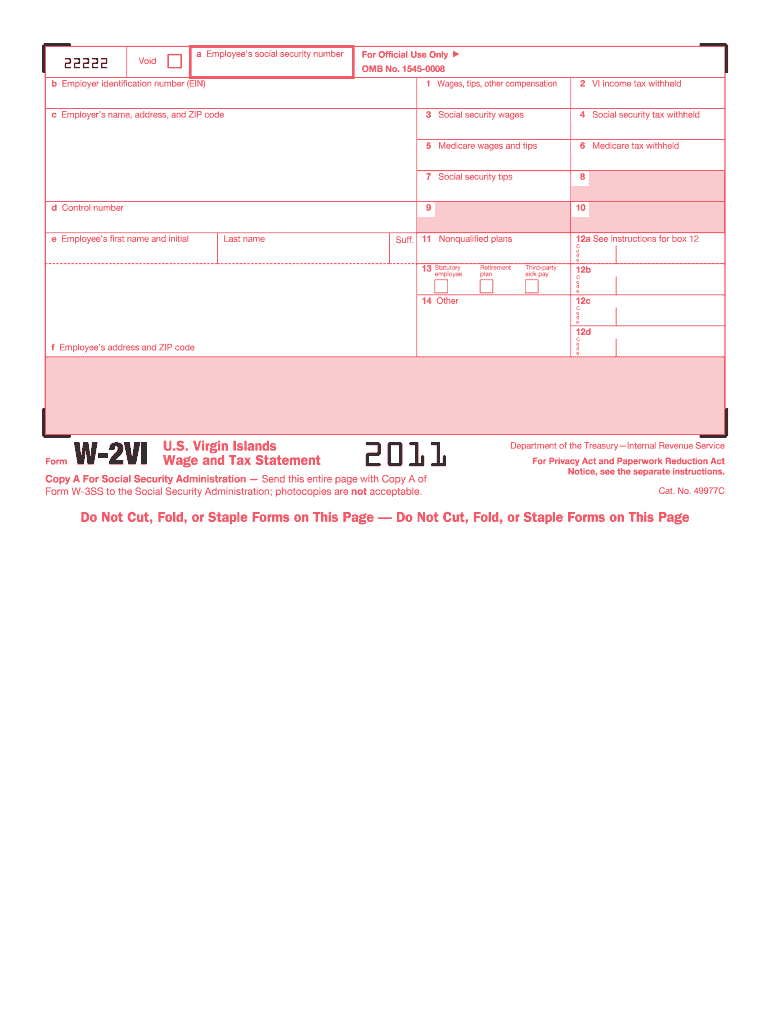 2011 w2 form: Fill out & sign online | DocHub