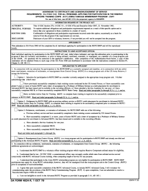 DA 4824-R 1979-2025 - Fill and Sign Printable Template Online
