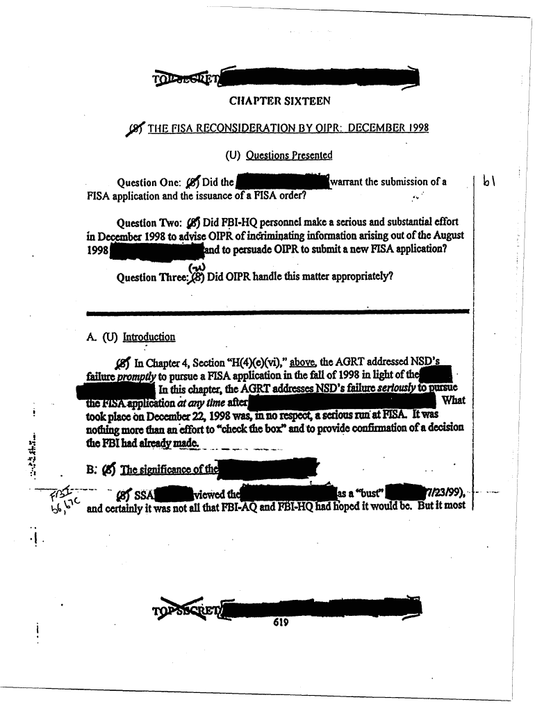 Carter Page FISA Documents Are Released by Justice Department: Fill out