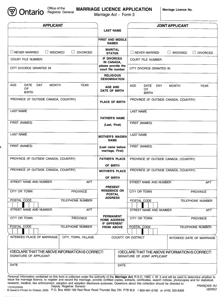 Marriage licence Fill out & sign online DocHub