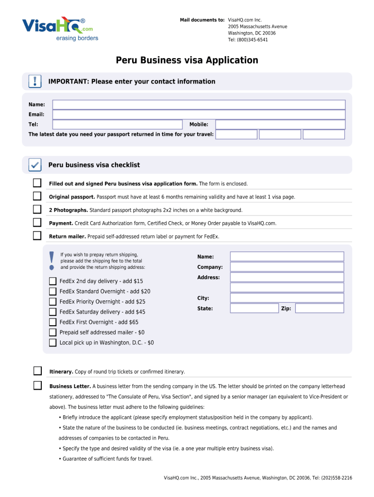 Peru visa application form pdf Fill out & sign online DocHub