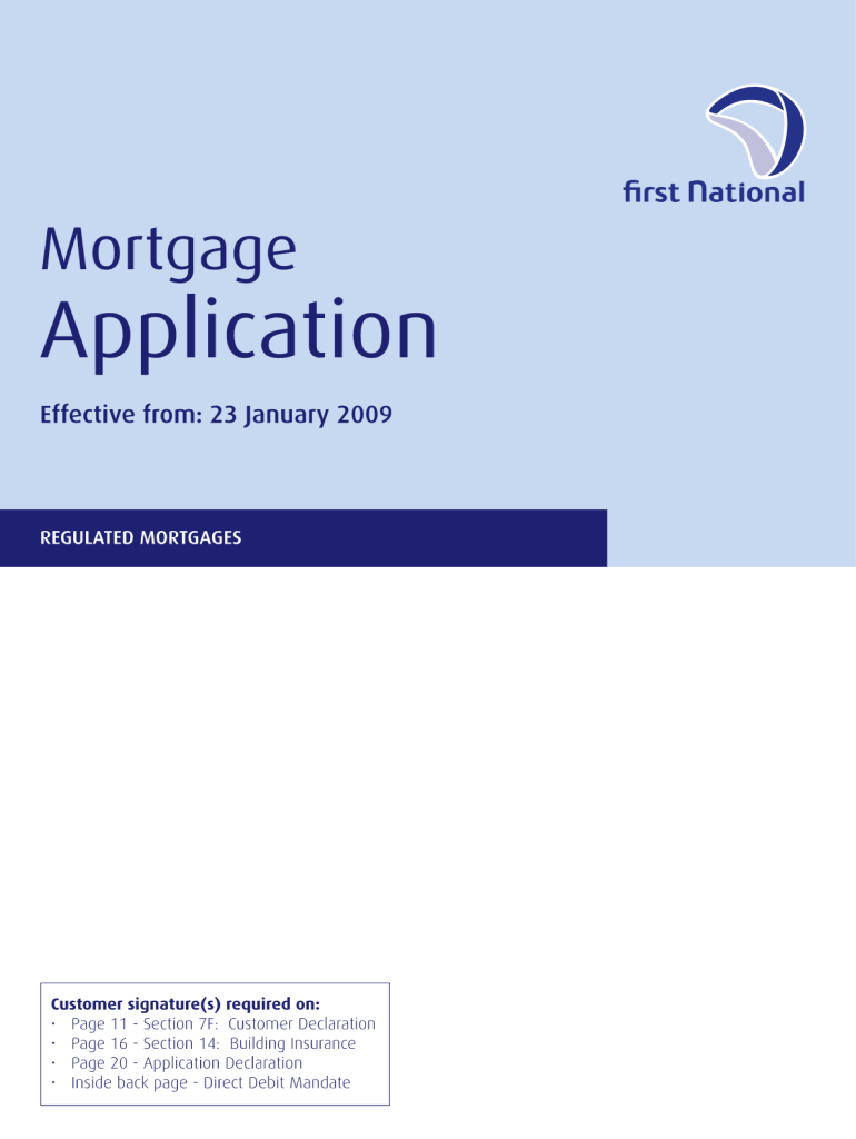 Mortgage application pdf Fill out & sign online DocHub