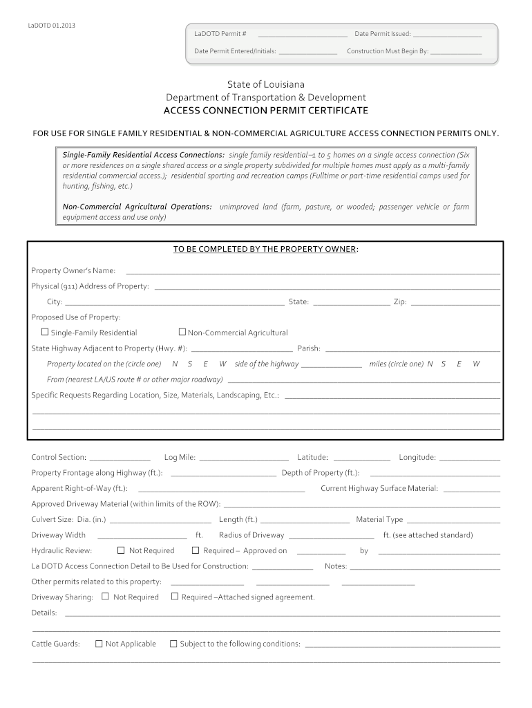 Residential driveway permit Fill out & sign online DocHub