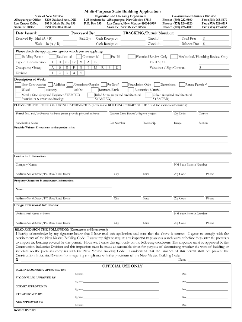 Building permit sample Fill out & sign online DocHub