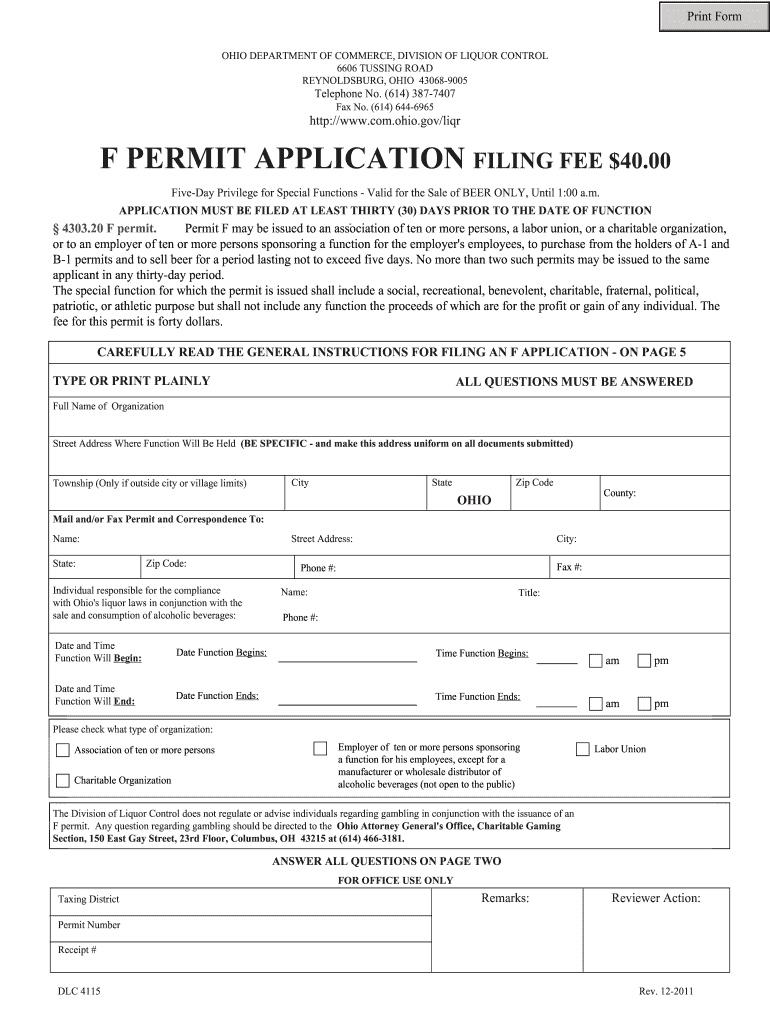 Ohio liquor license search Fill out & sign online DocHub