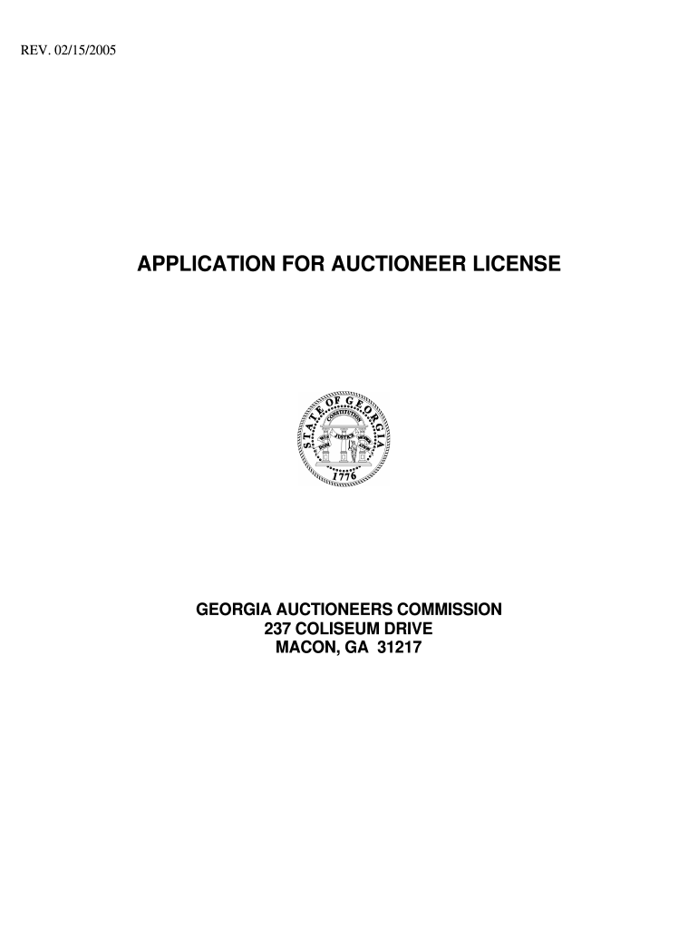 Auction license online Fill out & sign online DocHub