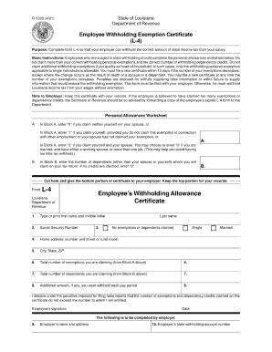 L4 Form - Fill Online, Printable, Fillable, Blank | pdfFiller