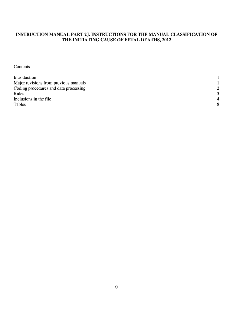 Fillable Online cdc Instructions for the manual classification of the
