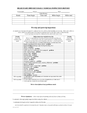Fleet Inspection Form 2020-2025 - Fill and Sign Printable Template Online