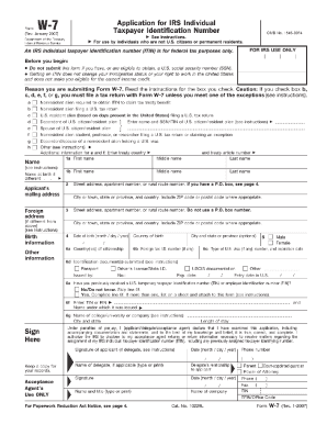 W7 Form - Fill Online, Printable, Fillable, Blank | pdfFiller