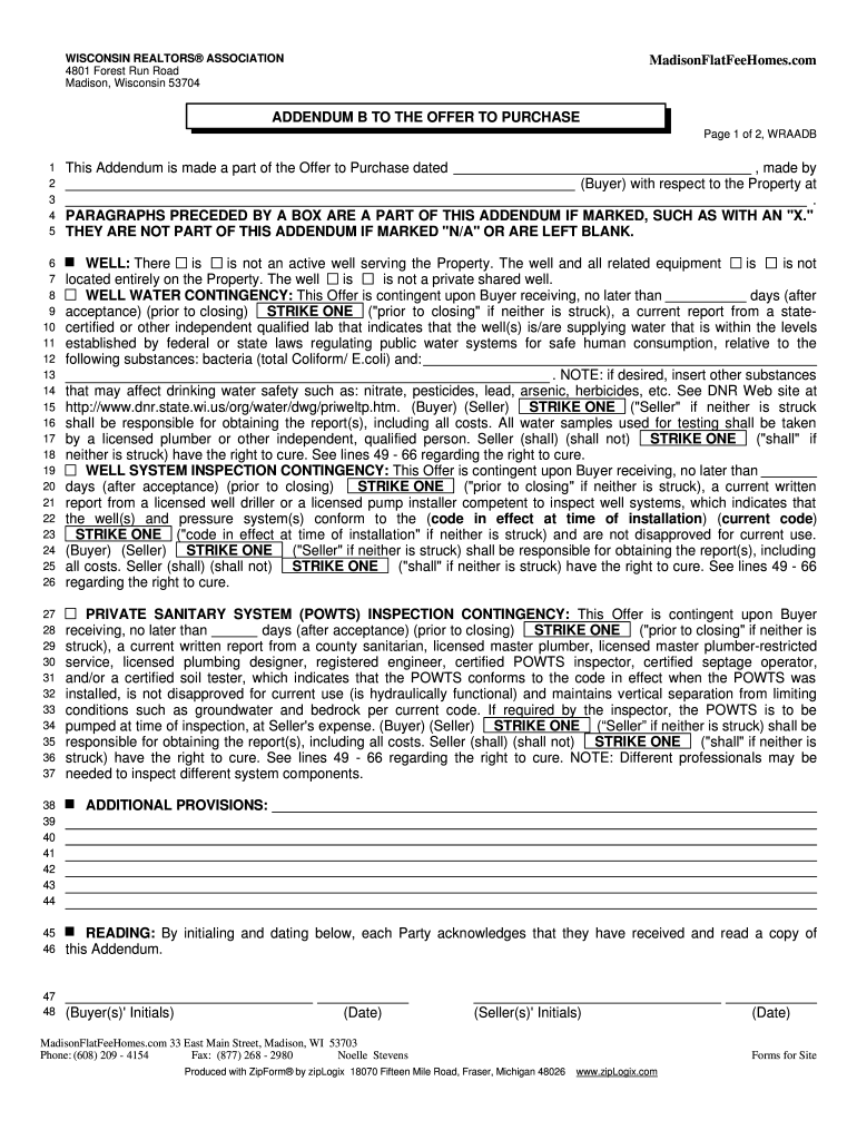 Wb 40 Amendment To Offer To Purchase Fill Online, Printable, Fillable