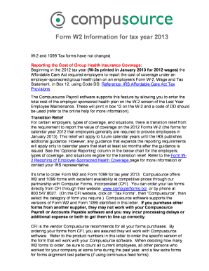 Fillable Online w2 form 2013 Fax Email Print - pdfFiller