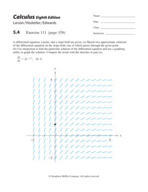 Fillable Online Calculus Eighth Edition Fax Email Print - pdfFiller