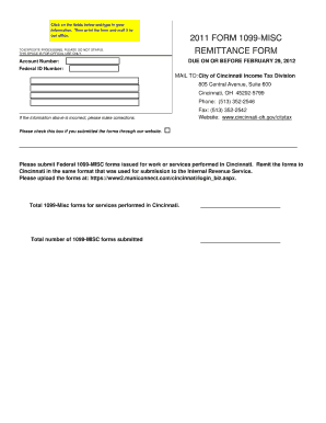 18 Printable 1099-misc Form 2012 Templates - Fillable Samples in PDF