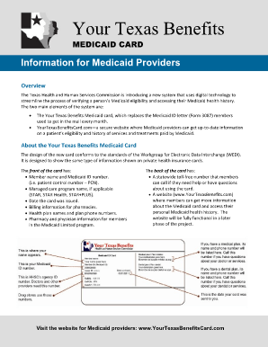 Fillable Online Your Texas Benefits - TMHP Fax Email Print - pdfFiller