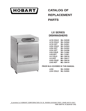 Hobart Welder Replacement Parts Catalog | Reviewmotors.co