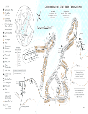 Gifford Pinchot State Park Map Pinchot Park Map - Fill Online, Printable, Fillable, Blank | Pdffiller