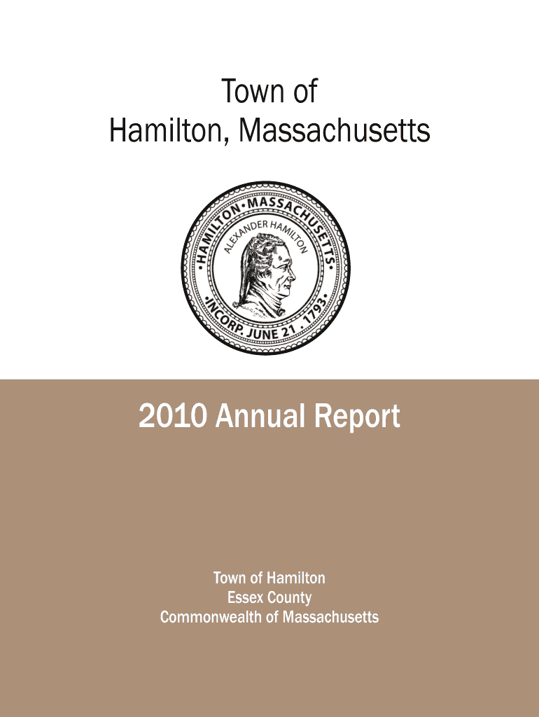Fillable Online hamiltonma Hamilton AR2010 Fax Email Print pdfFiller