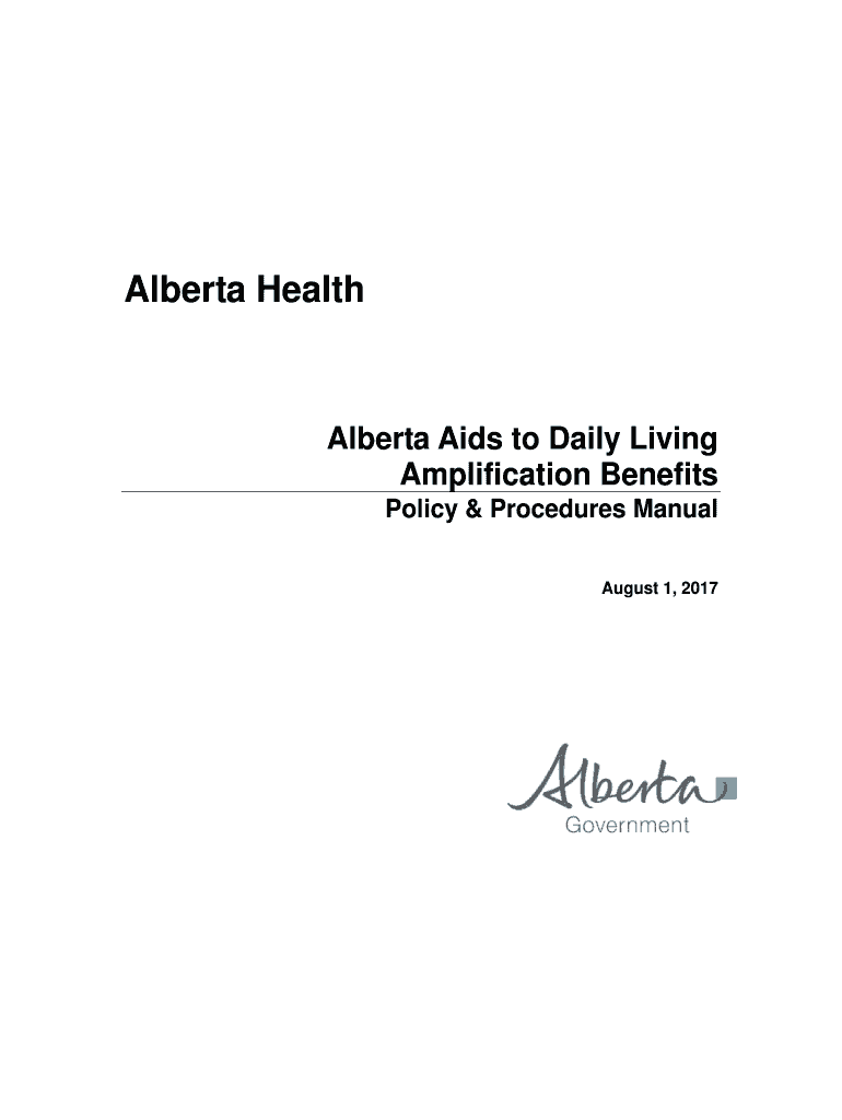 Fillable Online Alberta Aids to Daily Living Fax Email Print pdfFiller