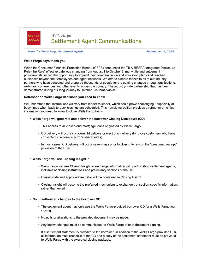 Fillable Online iowafinanceauthority Settlement Agent Communications