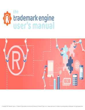 Fillable Online Trademark Engine provides information and software only