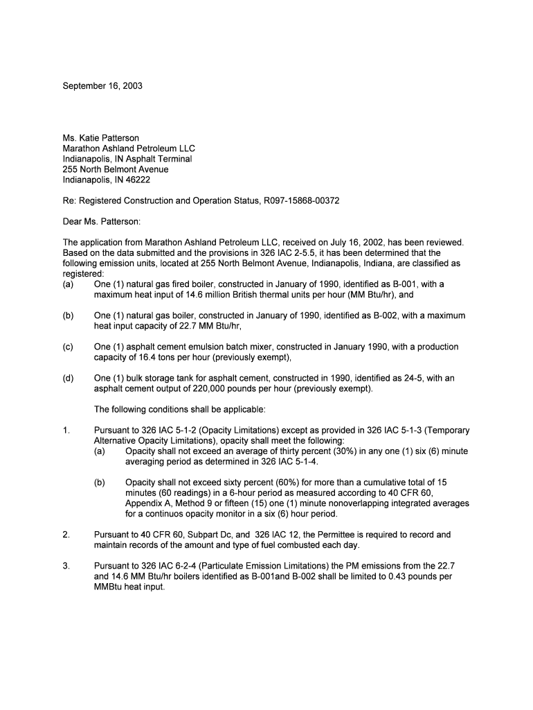 Fillable Online permits air idem in Re Registered Construction and