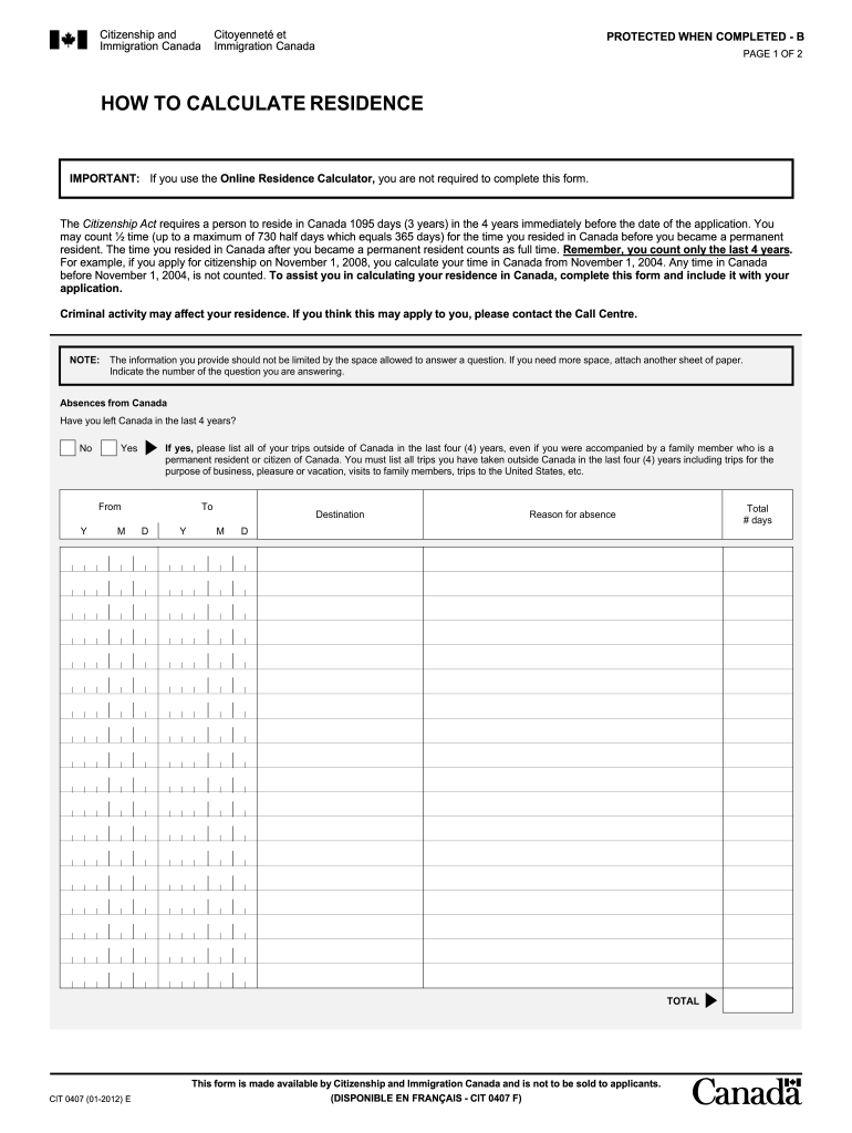Cit 0407 Fill Online, Printable, Fillable, Blank PDFfiller