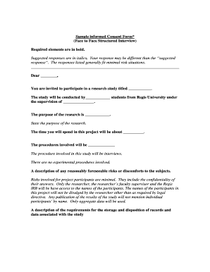 18 Printable Informed Consent Form Templates - Fillable Samples in PDF
