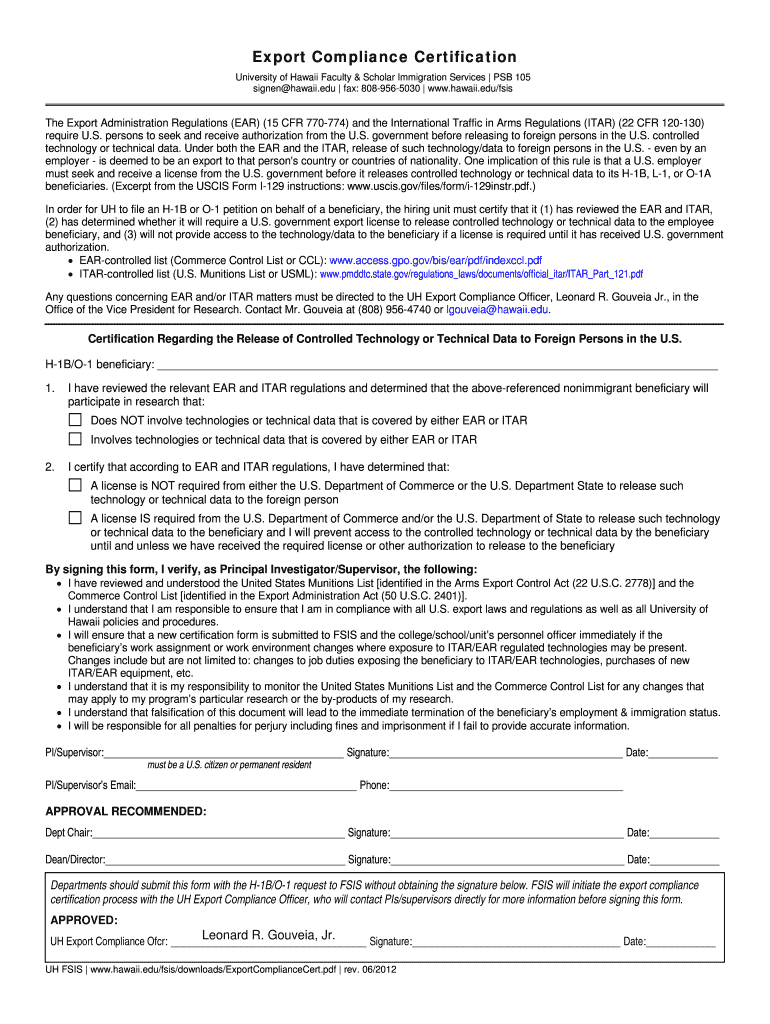Fillable Online hawaii J1 Health Insurance Compliance Form