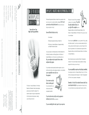 NV Employee Rights and Responsibilities - Fill and Sign Printable