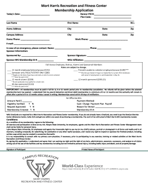 Gym Membership Cancellation Form Template | pdfFiller