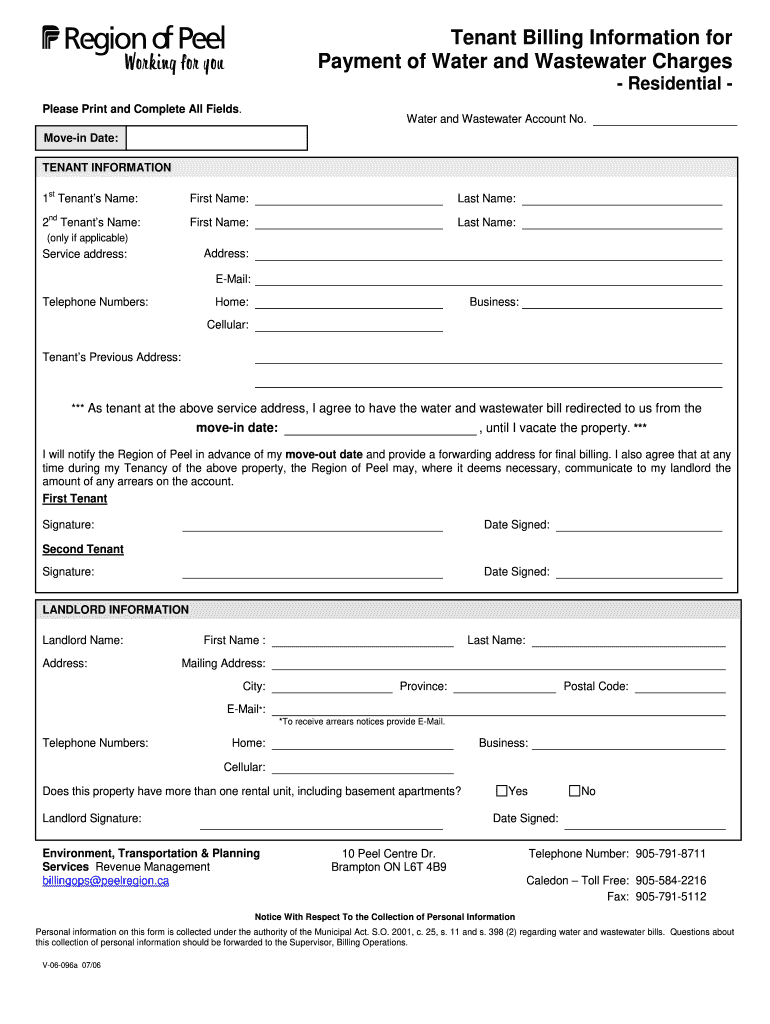 2006 Form Canada V06096a Fill Online, Printable, Fillable, Blank